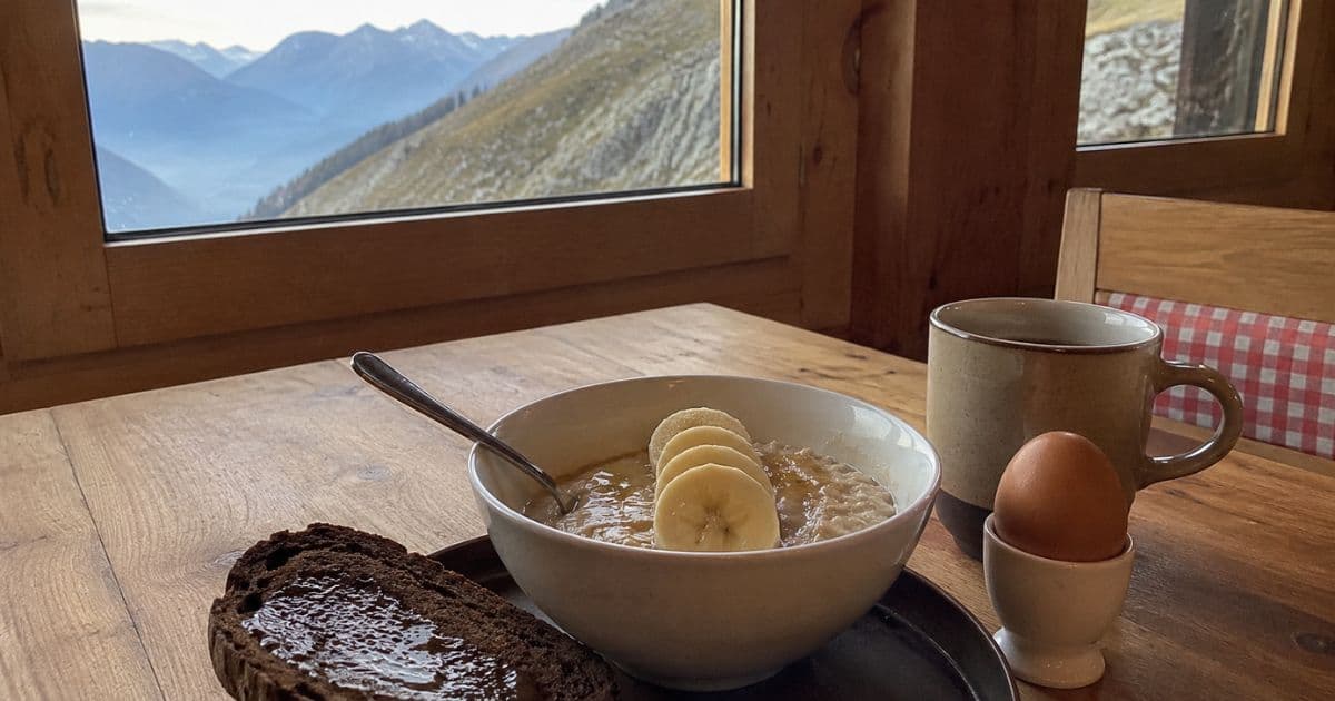 Pre-Hike-Mahlzeit: Was du vor einer langen Wanderung essen solltest